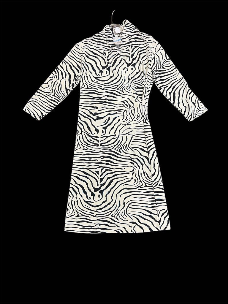 J. Mc Laughlin Panama Wrap Dress White/Black Savannah S