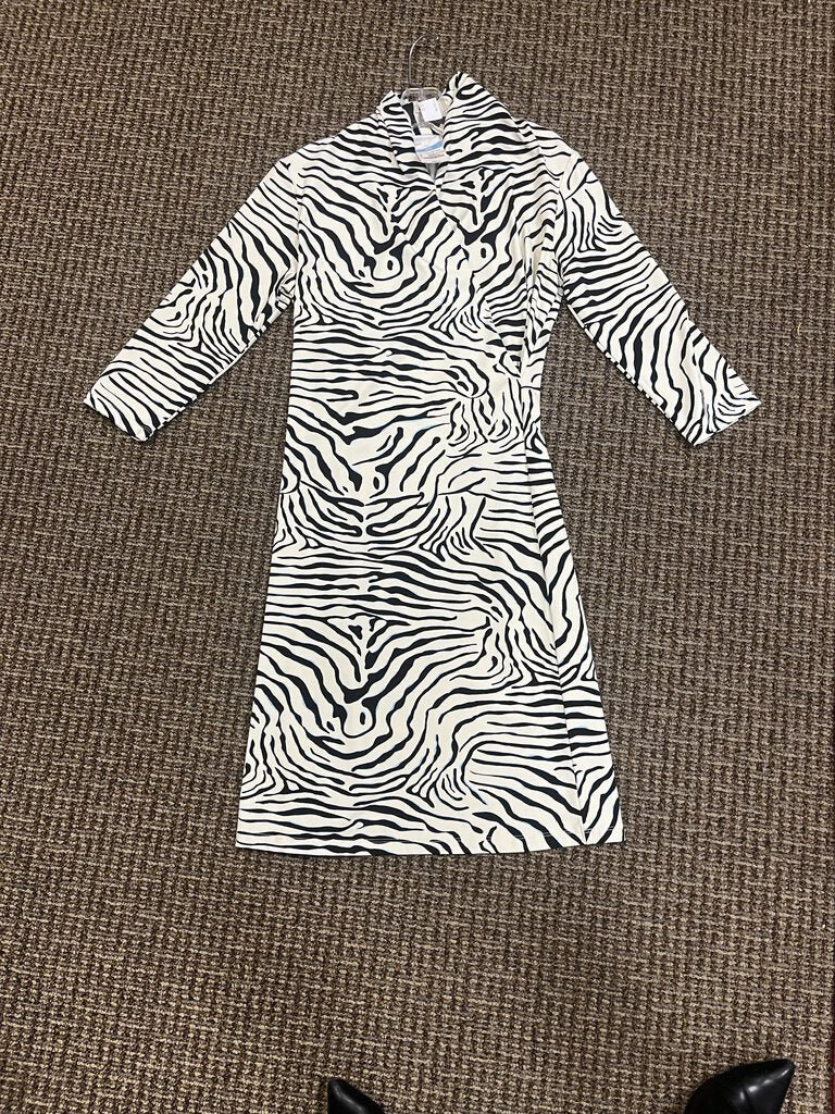 J. Mc Laughlin Panama Wrap Dress White/Black Savannah S