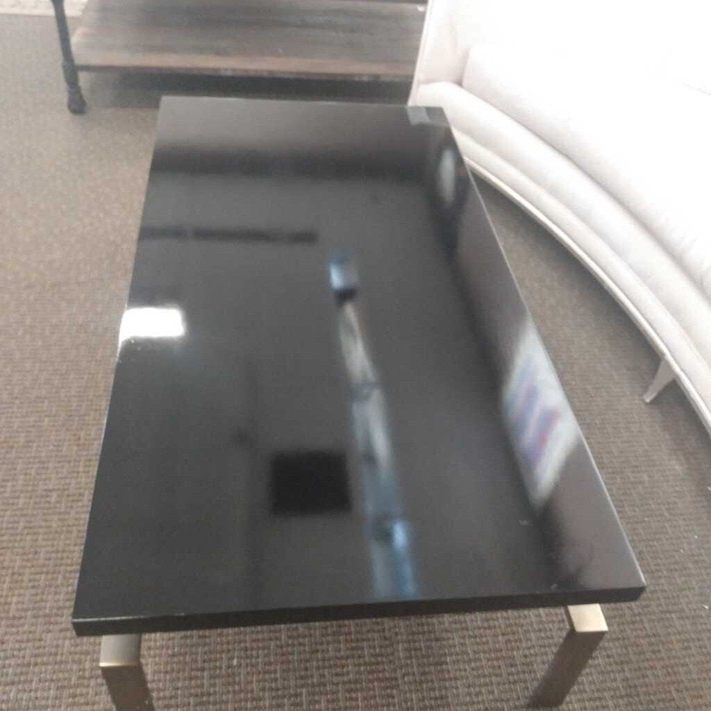 Black & Brass Coffee Table