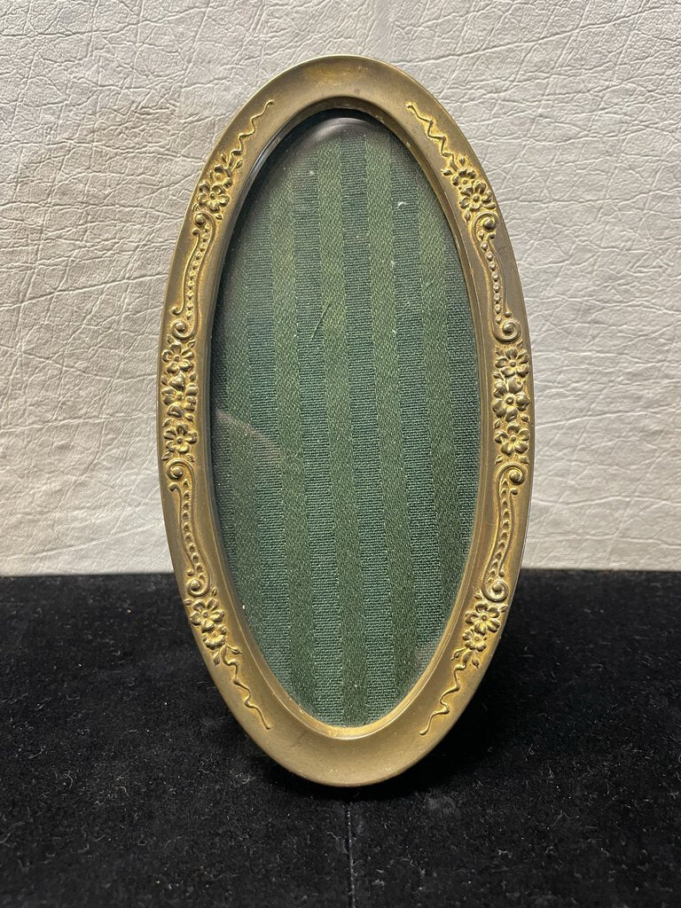 Vintage Oval Copper Picture Frame