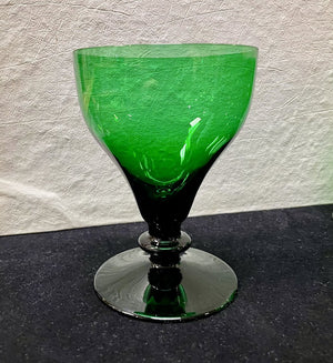 William Yeoward Crystal Holly Green Goblets (4 Pcs) MSRP: $130ea.