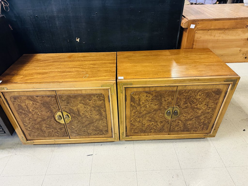 Thomasville Campaign Nightstands (pair) 28x17x24