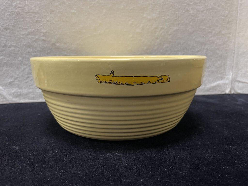 George Creme Ridged Feeding Bowl 9" 50oz.