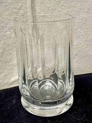 Clear Malmaison Style Fluted Glass Vase Unknown Maker