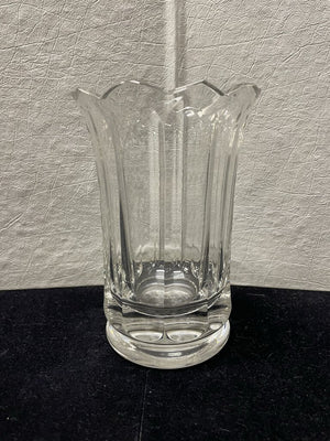 William Yeoward Clear Crystal Tulip Fluted Vase