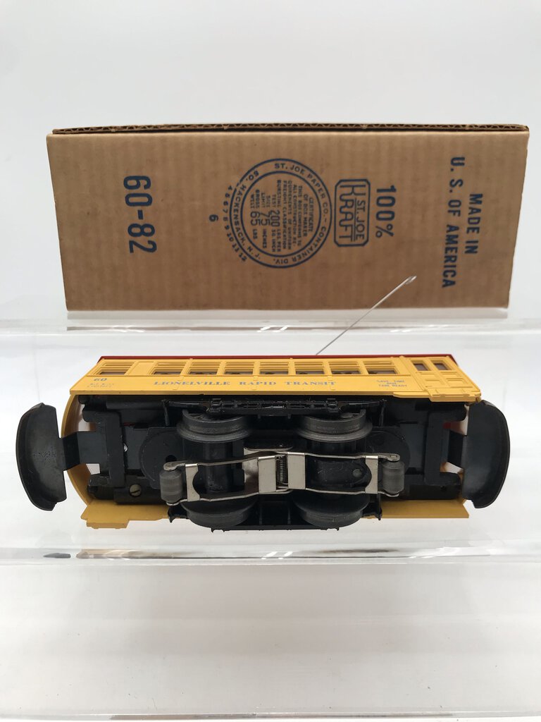 Lionel Trolley Car #60 Blue Lettering W/ Box