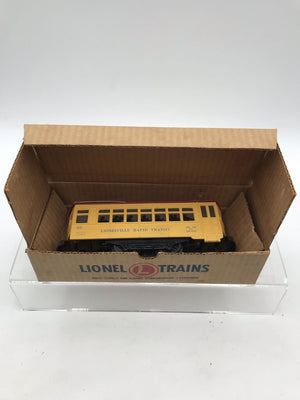 Lionel Trolley Car #60 Blue Lettering W/ Box