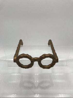 Sagebrook Home Circular Molded Metal Eyeglass Sculpture