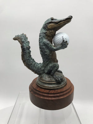 Geoffrey C. Smith "Tale Of The Course" LE Golf Alligator Sculpture