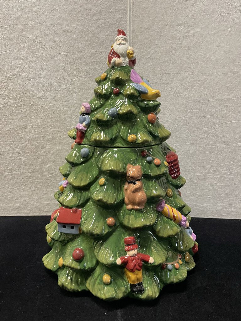 Spode Christmas Tree Cookie Jar