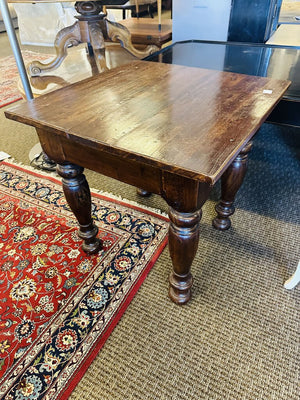 Antique Mahogany End Table 25x25x25