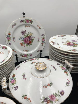 Aladdin Dresdenia Fine China Dinnerware Set (84 Pieces)