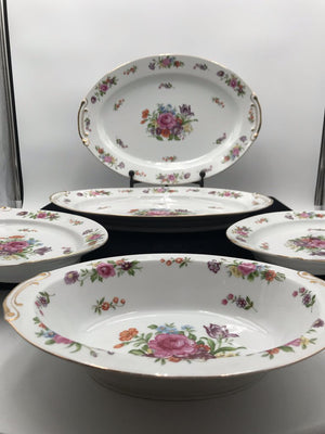 Aladdin Dresdenia Fine China Dinnerware Set (84 Pieces)