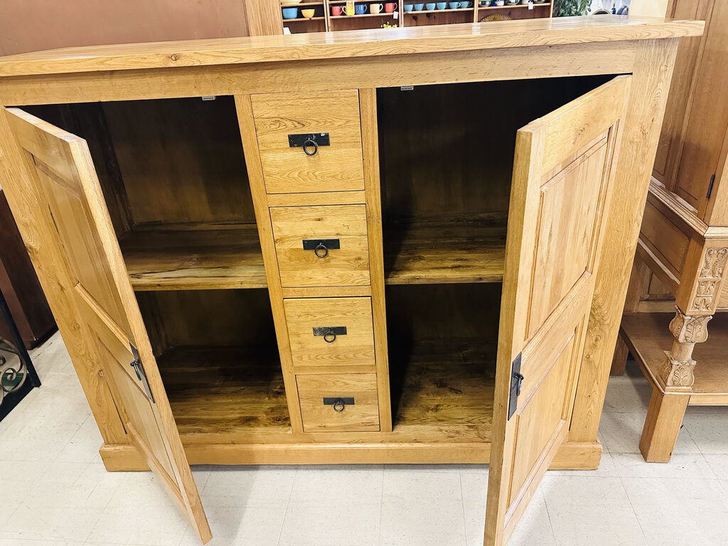 Large French Distressed Cabinet 27x67x53