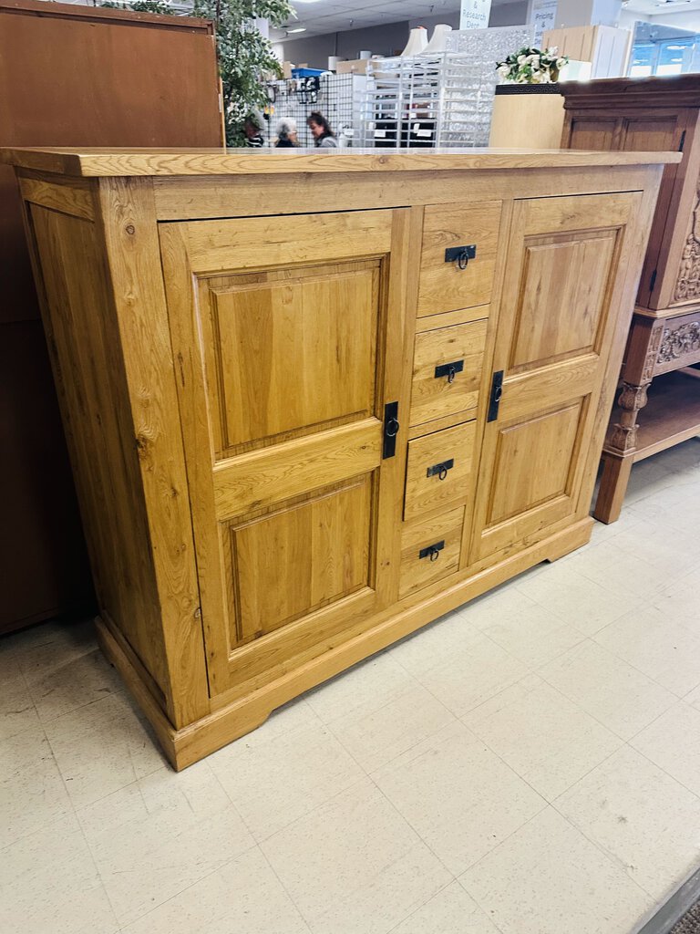 Large French Distressed Cabinet 27x67x53