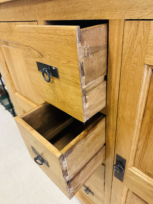 Large French Distressed Cabinet 27x67x53