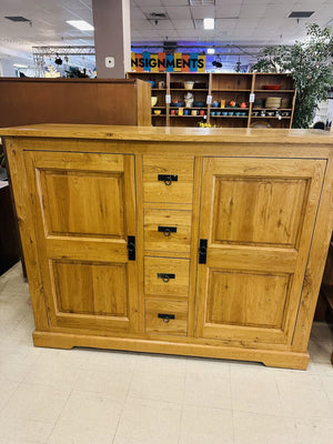 Large French Distressed Cabinet 27x67x53