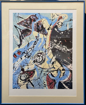 Jackson Pollock "Water Birds" 1943 Serigraph Print