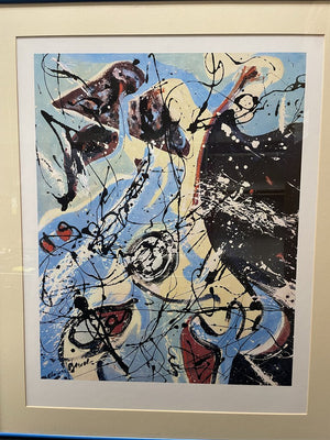 Jackson Pollock "Water Birds" 1943 Serigraph Print