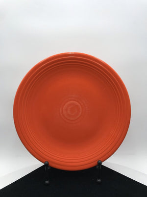 Fiestaware Tangerine Round Serving Platter 14" Diam