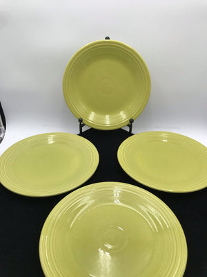 Fiestaware Chartreuse 10.5" Dinner Plate Set (4)