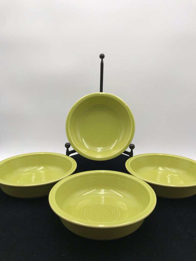 Fiestaware Chartreuse 7" Cereal Bowl Set (4)