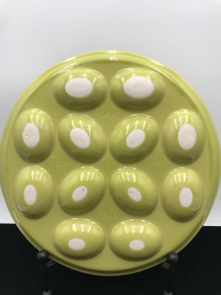 Fiestaware Chartreuse Soft Boiled Egg Tray