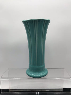 Fiestaware Turquoise 10" Fluted Vase