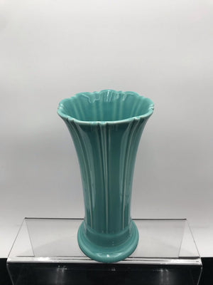 Fiestaware Turquoise 10" Fluted Vase