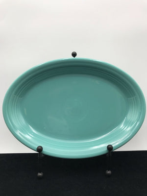 Fiestaware Turquoise Oval Serving Platter