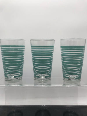 Fiestaware Turquoise Highball Water Glass Tumbler Set (3)