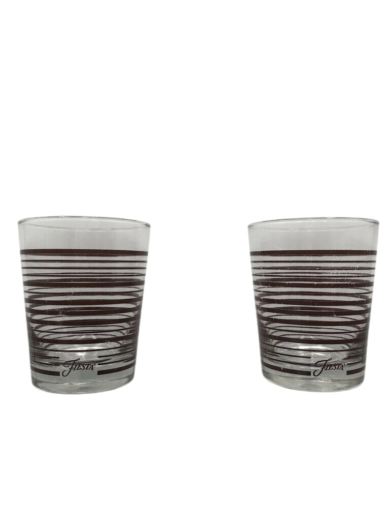 Fiestaware Brown Double Old-Fashion Set (2) by Miss Daisy's Consignment & Auction House