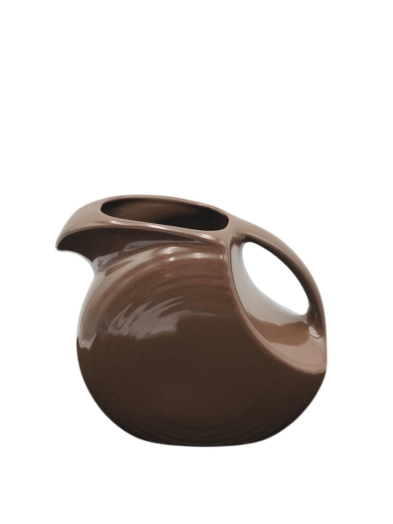 Fiestaware Brown Juice Pitcher by Miss Daisy's Consignment & Auction House