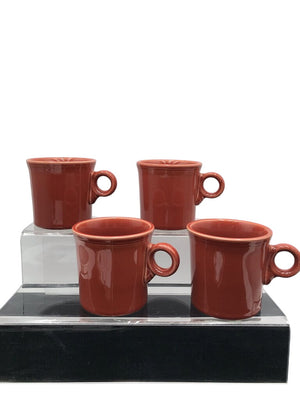 Fiestaware Paprika Java Mug Set (4) by Miss Daisy's Consignment & Auction House