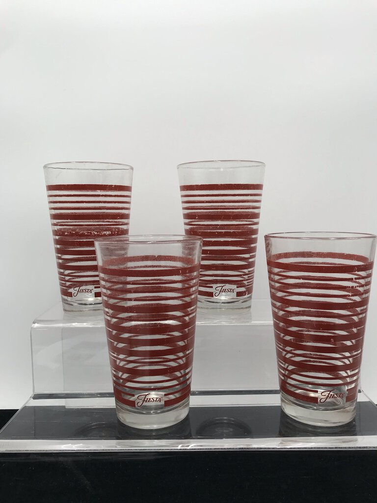 Fiestaware Paprika Highball Water Glass Set (4)