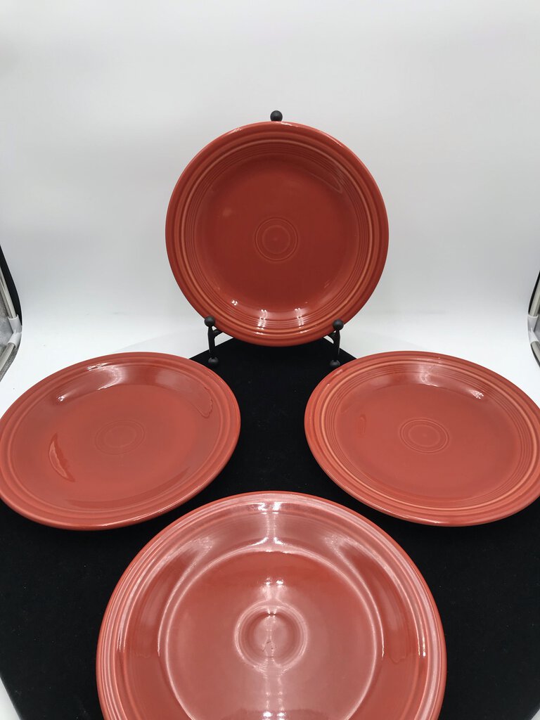 Fiestaware Paprika 10.5" Dinner Plate Set (4)