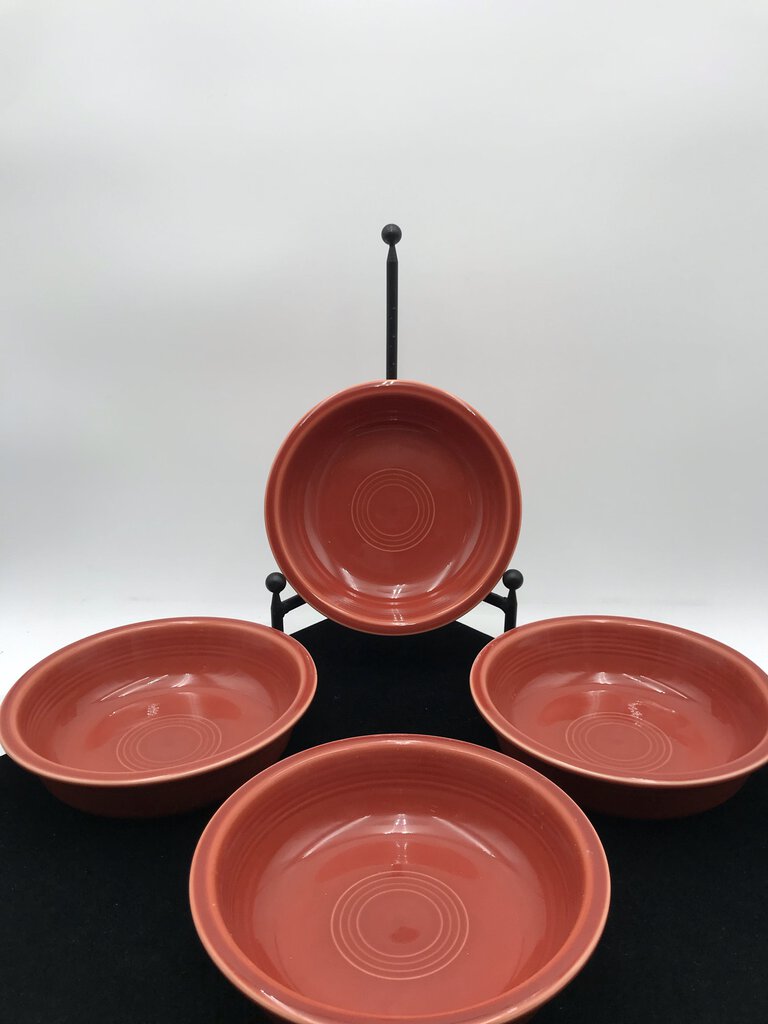 Fiestaware Paprika 7" Cereal Bowl Set (4)