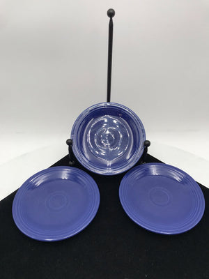 Fiestaware Cobalt Blue - 7" Salad Plate Set (3)