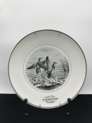 Abercrombie & Fitch French Limoges Duck Stamp Plate Set (6)