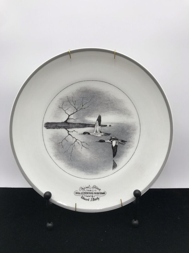 Abercrombie & Fitch French Limoges Duck Stamp Plate Set (6)