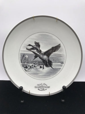 Abercrombie & Fitch French Limoges Duck Stamp Plate Set (6)