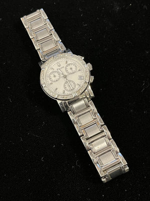 Bulova 96R19 Stainless Diamond Bezel Chronograph Watch