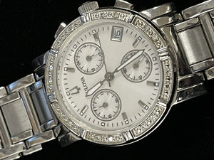 Bulova 96R19 Stainless Diamond Bezel Chronograph Watch