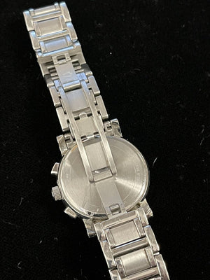 Bulova 96R19 Stainless Diamond Bezel Chronograph Watch