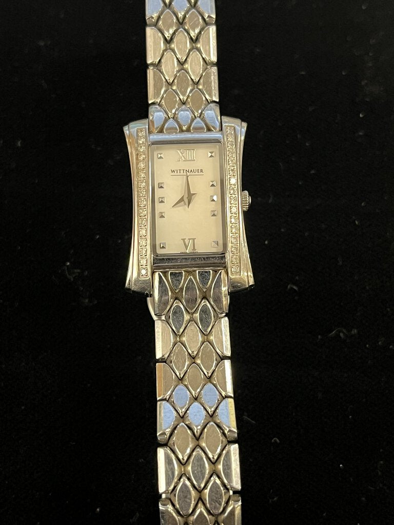 Wittnauer Diamond Bezel Swiss Made Sapphire Watch