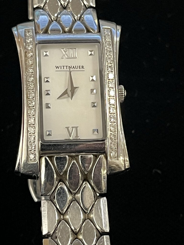 Wittnauer Diamond Bezel Swiss Made Sapphire Watch