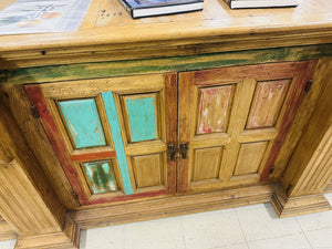 Custom Mexican Mesquite solid wood Buffet 117x30x40 by Miss Daisy's Consignment & Auction House