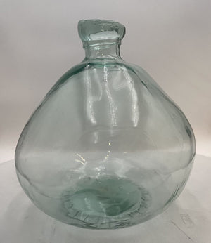 Clear Molded Blown Glass Replica Large Jug