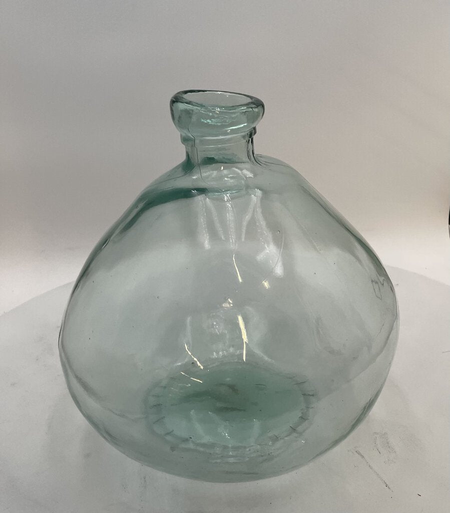 Clear Molded Blown Glass Replica Large Jug