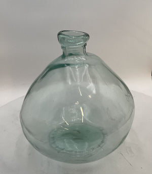 Clear Molded Blown Glass Replica Large Jug